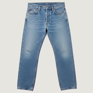 Levis 501 Original Fit Mens Light Wash Straight Leg Button Fly Jeans 38x30